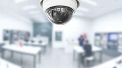 オフィスの防犯カメラ